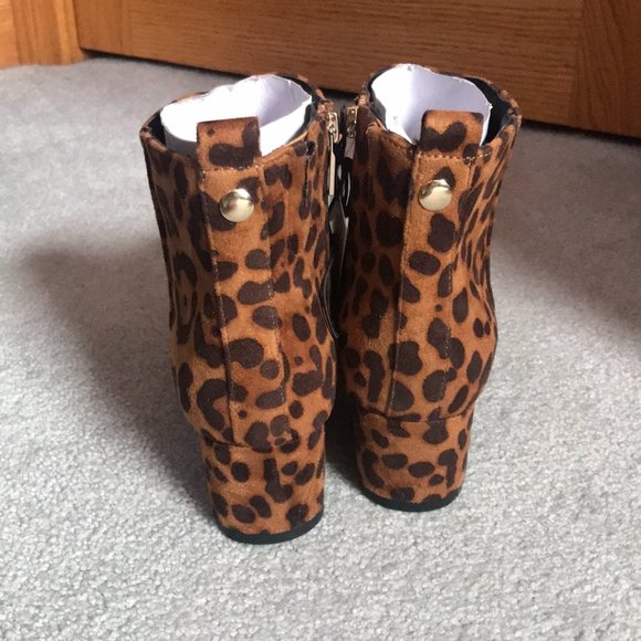 NWT A New Day Leopard Booties - Picture 3 of 5